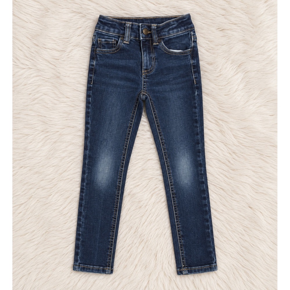 Jumping Beans Girls Dark Wash Jeans Size 5 Skinny Straight Leg